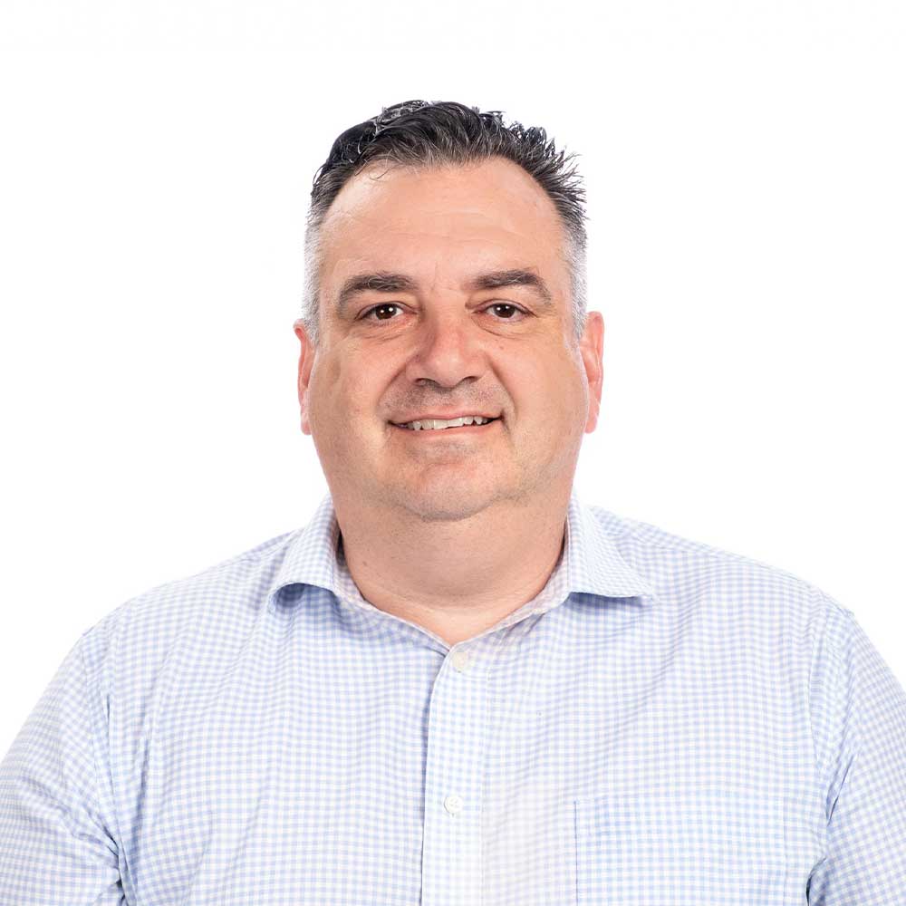 Jeff Beeny, VP of Commercial at Ensorcell, a life sciences and biotech company, smiles at the camera.