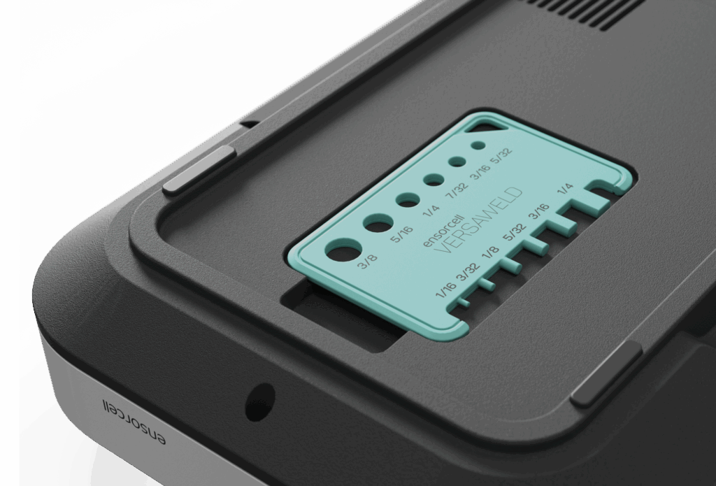 Ensorcell Versaweld sterile tube welder component with precision guides for bioprocessing tube welding applications in life science manufacturing.