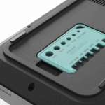 Ensorcell Versaweld sterile tube welder component with precision guides for bioprocessing tube welding applications in life science manufacturing.